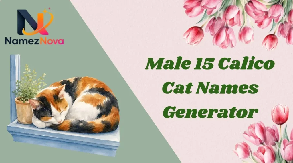 Male 15 Calico Cat Names Generator