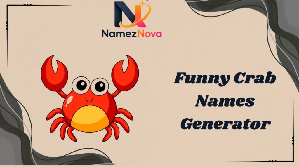 Funny Crab Names Generator