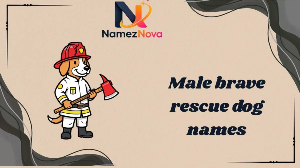 Male brave rescue dog names