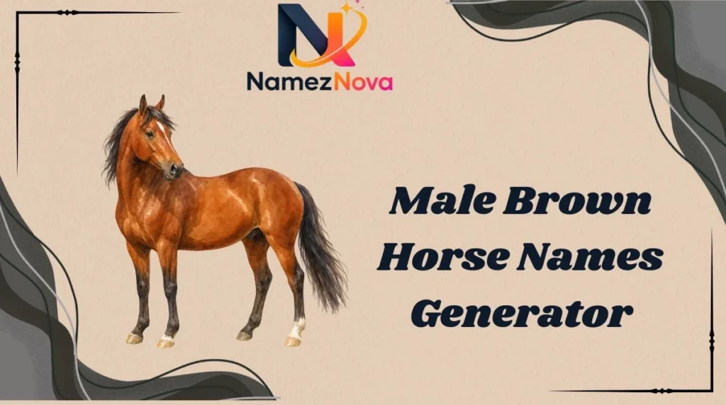 Male Brown Horse Names Generator