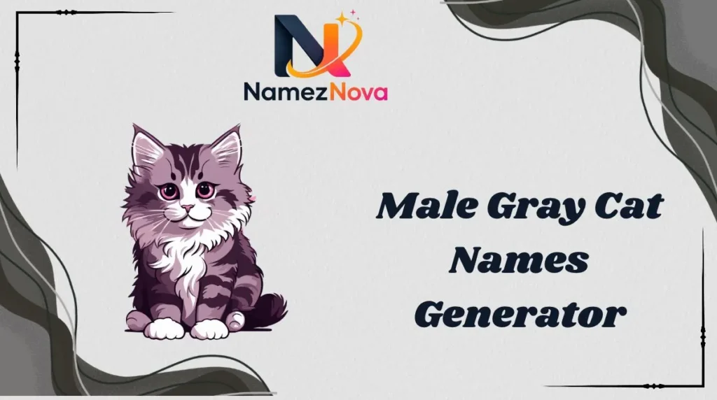 Male Gray Cat Names Generator