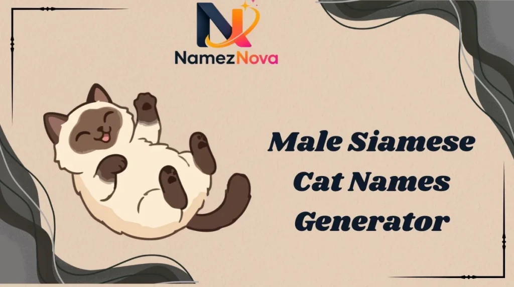 Male Siamese Cat Names Generator