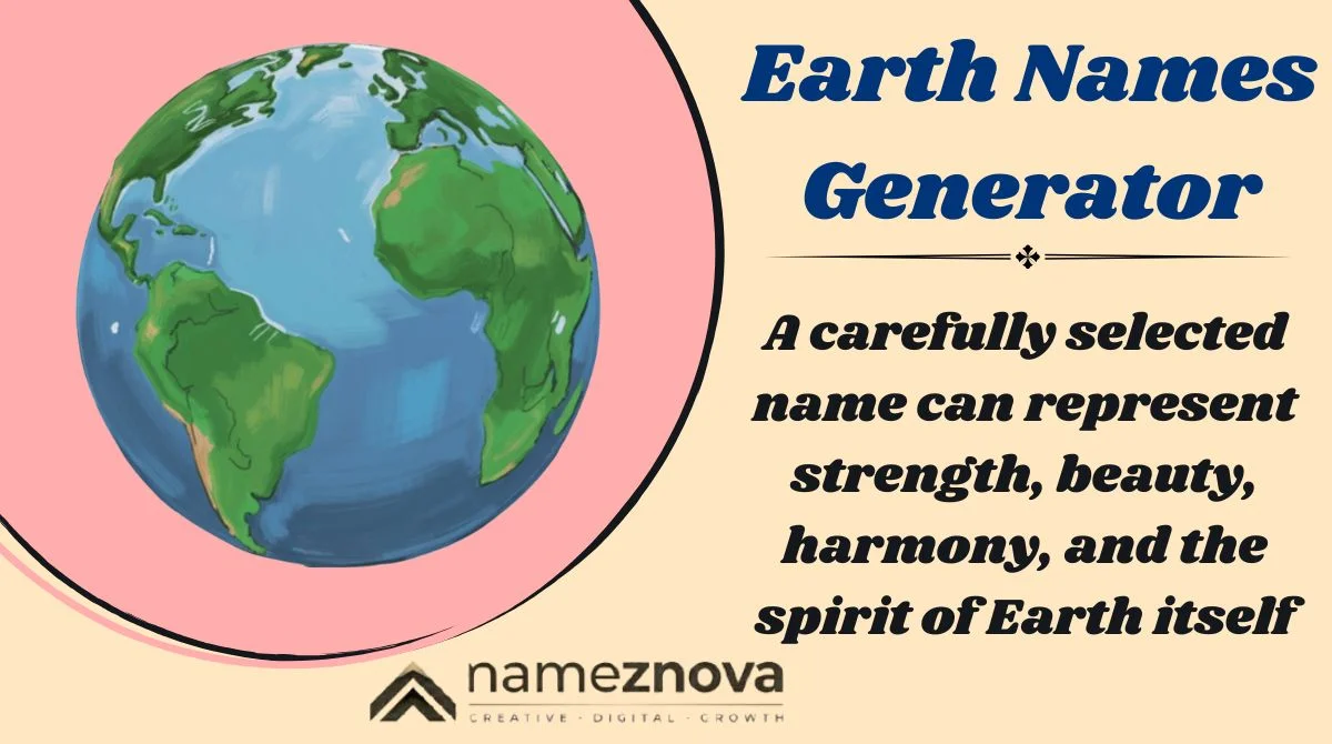 Earth Names Generator