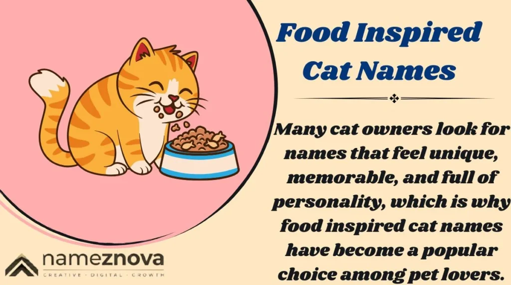 Food Inspired Cat Names
