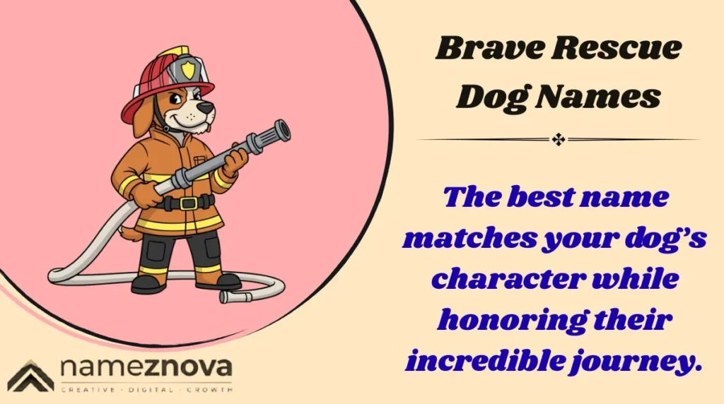 Brave Rescue Dog Names