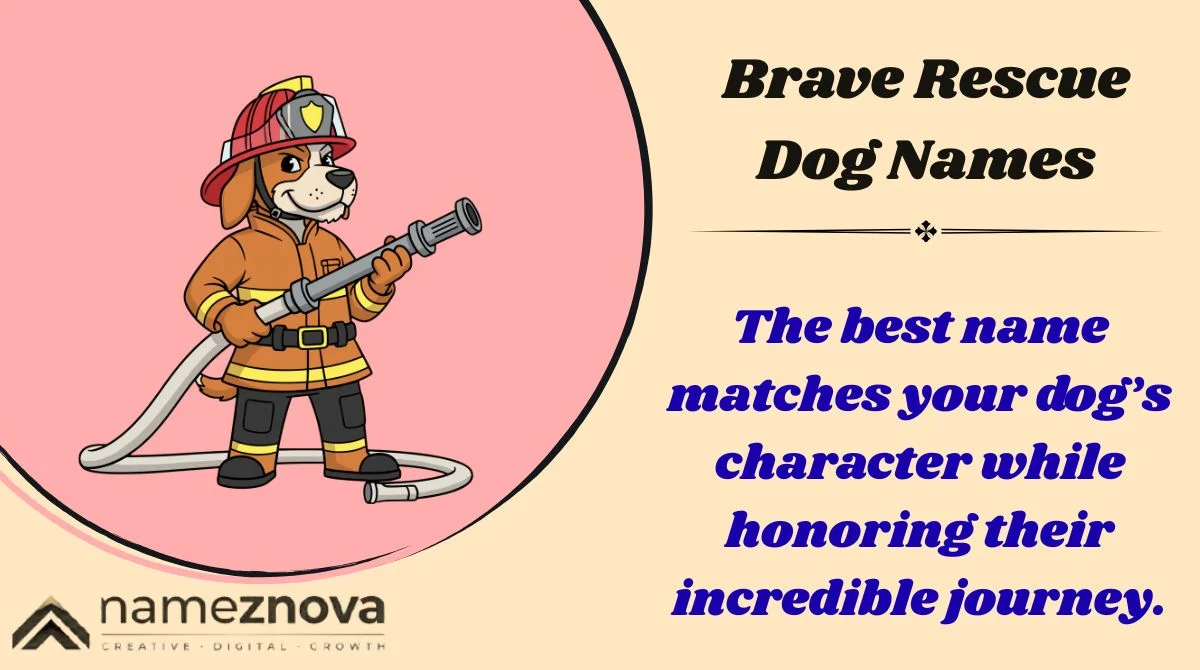 Brave Rescue Dog Names