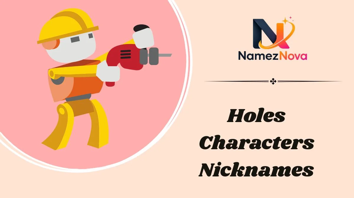 Holes Characters Nicknames